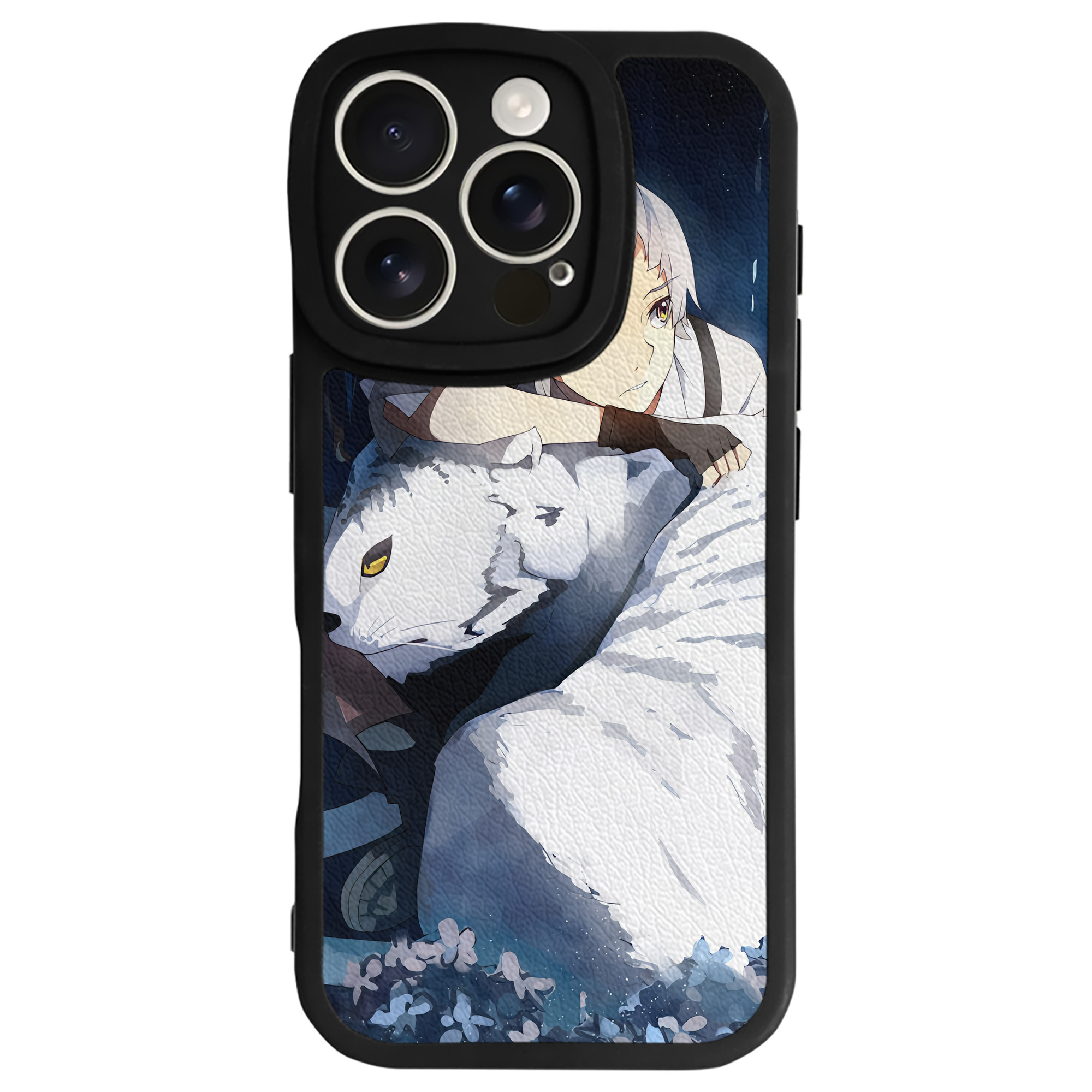 （画像用） 文豪ストレイドッグス Bungo Stray Dogs 【iPhone 16シリーズ対応】シリコンスマホケース（レザー調） 材質：シリコン